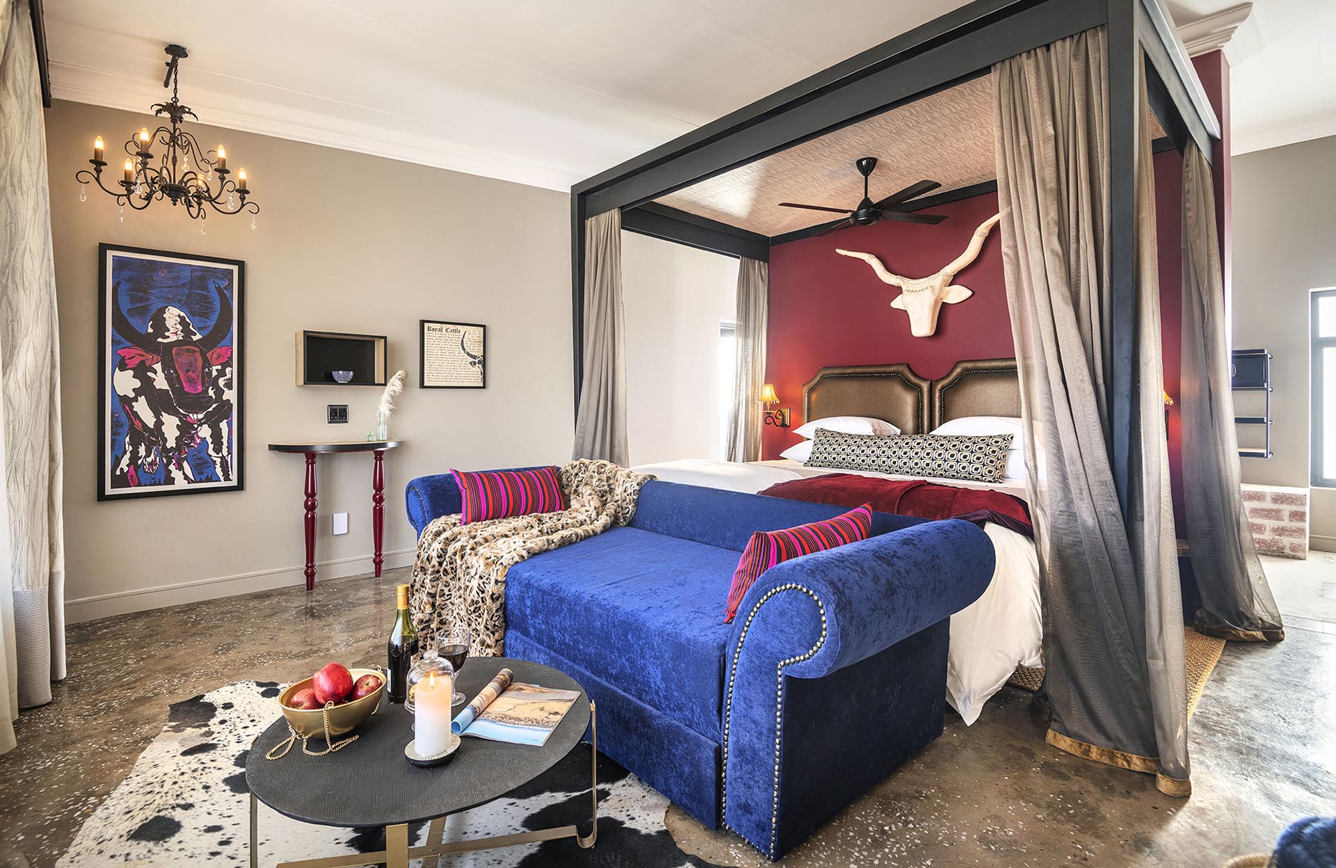 Etosha King Nehale lodge, chambre, Namibie